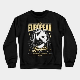 European Shorthair cat Crewneck Sweatshirt